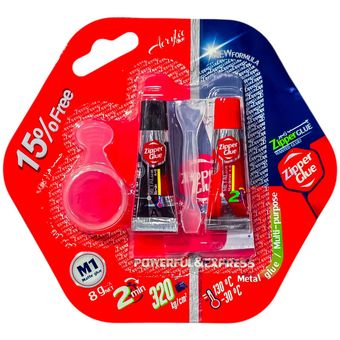 چسب دوقلو زیپر مدل تیره وزن 8 گرم