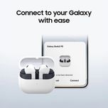 هدفون بلوتوثی توگوشی سامسونگ مدل Galaxy Buds 3 FE با نویز کنسلینگ فعال، قابلیت پخش صدای محیطی، عمر باتری 6 ساعت و مقاومت در براب