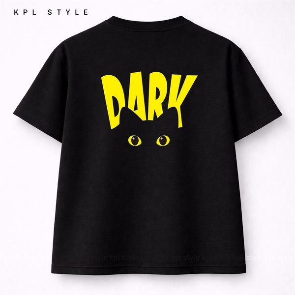 تیشرت باکسی طرح گربه 100٪ پنبه | کد 1362