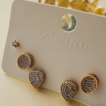 گوشواره فول نگین ژوپینگ