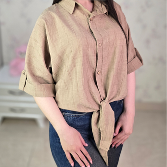 شومیز گره ای 💕 کد 130
