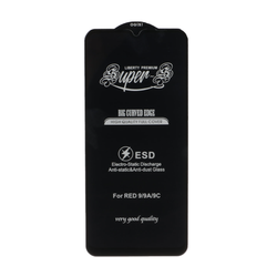 محافظ صفحه نمایش شیشه ای آنتی استاتیک Full Cover Super S-OG مدل Xiaomi Redmi 9 / Redmi 9A / Redmi 9C / Poco C31 / Redmi 10A