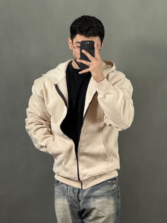 سویشرت باکسی نیوان کرمی