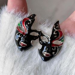 گوشواره نقاب سوزنی