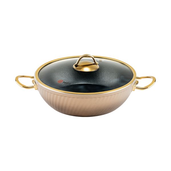 سرویس قابلمه و تابه گرانیت 16 پارچه ام جی اس مدل ماینز کد 002