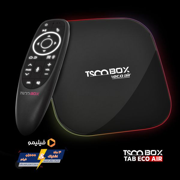 اندروید باکس تسکو مدل TAB ECO AIR به همراه ایر ماوس و اشتراک سه ماهه فیلیمو