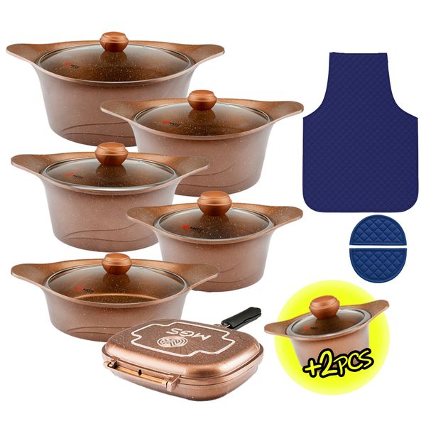 سرویس پخت و پز 17 پارچه ام جی اس مدل Korea-C