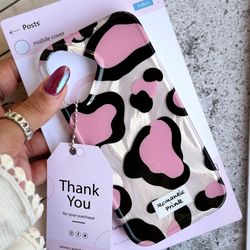 قاب پلنگی Romantic Pink آیفونی