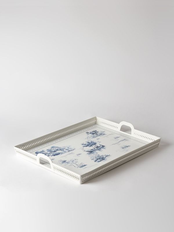 سینی دسته دار مادام کوکو مدل Savais سایز 52*39 سانتی متر