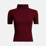 کراپ یقه اسکی آستین کوتاه