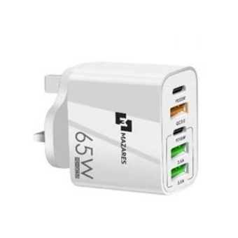 شارژ 65 وات پنج پورت مازارس مدل CH-46 Mazars CH-46 Multi-Port Adapter