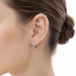 گشواره حلقه ای نگین دار کد 977