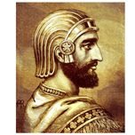 برچسب کورش بزرگ مخصوص لباس ، استیکر حرارتی مدل کورش بزرگ