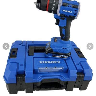 دریل شارژی چکشی دو باطری 20 ولت موتور