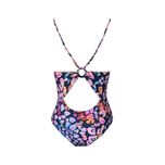 مایو یک تکه زنانه اورجینال برند کاپشی cupshe طرح دار پلنگی رنگی