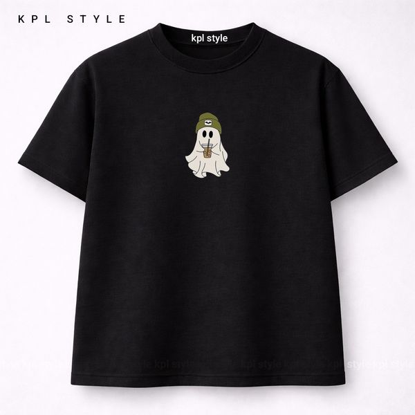 تیشرت باکسی طرح هالووین 100٪ پنبه گرم دار | کد 1363