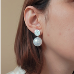 گوشواره مروارید سفید