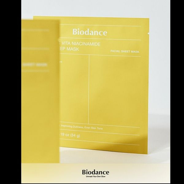 ماسک ورقه ای ریل دیپ ماسک بیودنس در 2مدل کلاژن و جوانساز BIODANCE Real Deep Mask