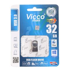 نقره ای (گارانتی مادامالعمر رایانه نوین سگال) Vicco man VC382 S USB3.0 Flash Memory - 32GB