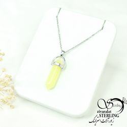 گردنبند استیل منشوری کد 6656