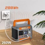 پاور استیشن چندکاره کانپکس مدل TW-BK-005 ظرفیت 78000 میلی آمپر ساعت 260 وات