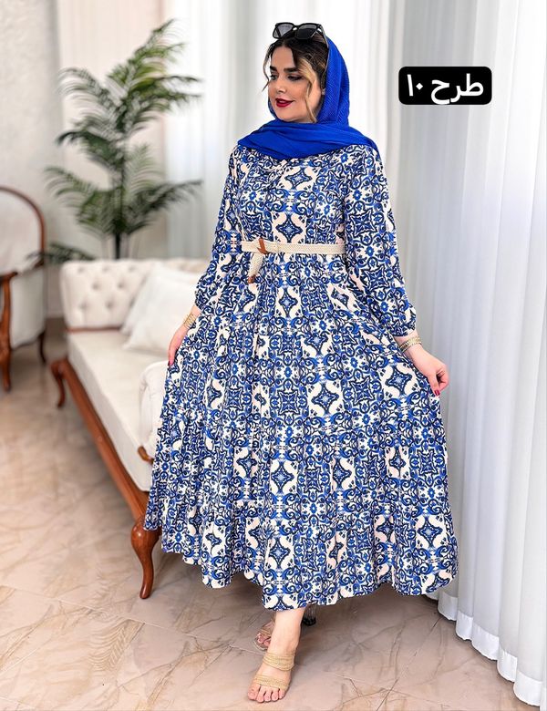 پیراهن فلور آذین کد 1501