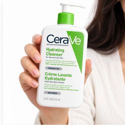 ژل شستشوی آبرسان سراوی CeraVe Hydrating Cleanser مناسب پوست نرمال تا خشک حجم 473 میل