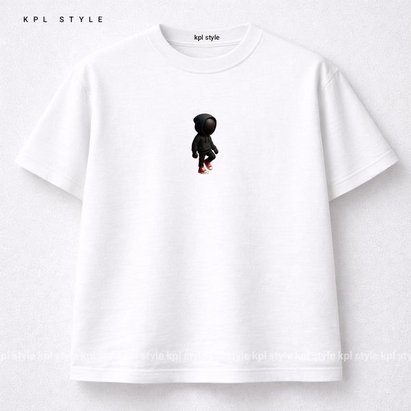 تیشرت سفید باکسی | %100 پنبه گرم بالا کد 1214