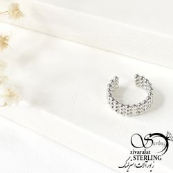 ایر کاف طرحدار استیل بی نگین کد 6714