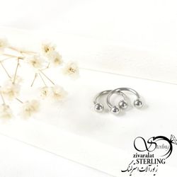 پیرسینگ بینی گرد استیل کد 6716