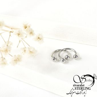 پیرسینگ بینی گرد استیل کد 6716