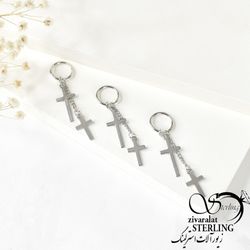 پیرسینگ گوش فیک استیل کد 6717