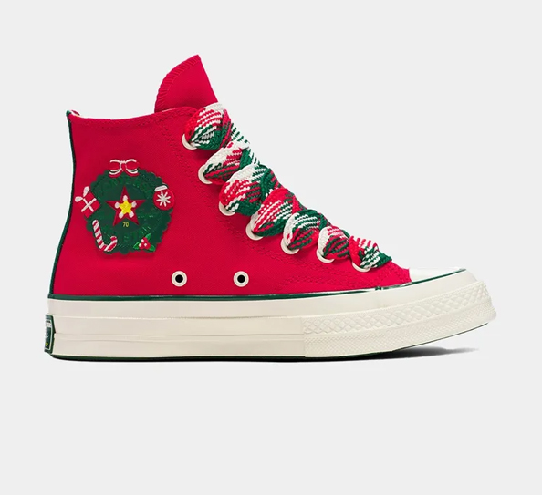 کفش کانورس مدل چاک 70 کریسمس/ converse red X-Mas Gingerbread