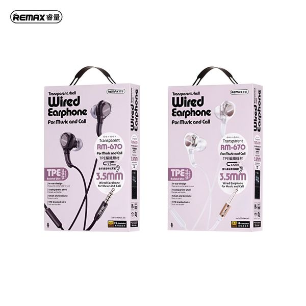 هندزفری سیمی REMAX مدل RM-670