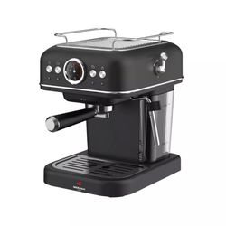 اسپرسوساز مباشی مدل ME-ECM2049، با مصرف پودر قهوه، مناسب تهیه اسپرسو، کاپوچینو و کافه لاته، دارای 2 عدد نازل قهو