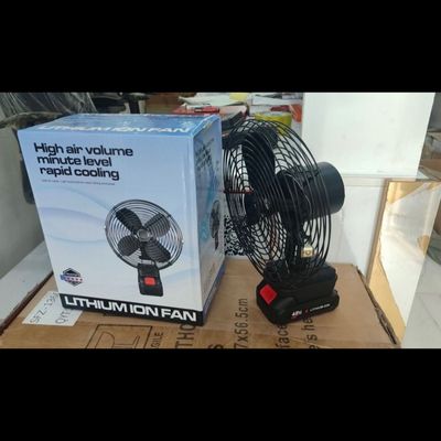 پنکه شارژی فلزی (پنکه نیسانی) FAN LITHIUM | فوق‌حرفه‌ای
