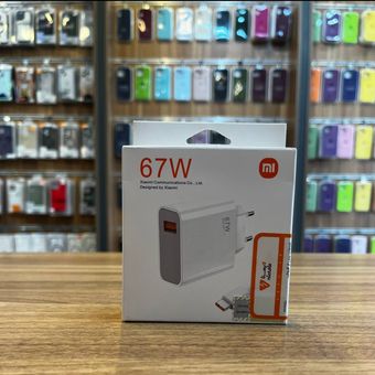 شارژر اصلی شیائومی 67 وات به همراه کابل تایپ سی xiaomi