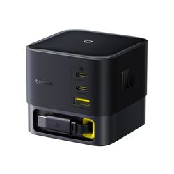 هاب شارژر 3 پورت باسئوس مدل  P10164001123 Super GaN توان 100 وات