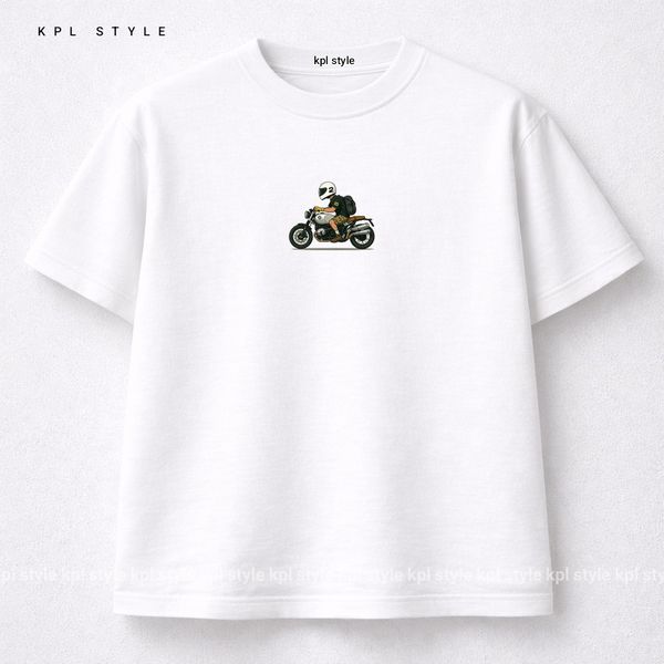 تیشرت باکسی 100٪ پنبه با چاپ مینیمال | کد 1364