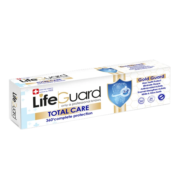 خمیر دندان توتال (Gold Guard) برند لایف گارد با حجم 120 گرم