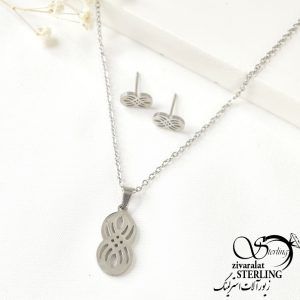 نیمست استیل نقره ای کد 6911