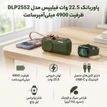 پاوربانک 12 وات فیلیپس مدل DLP2552 ظرفیت 4900 میلی‌آمپرساعت