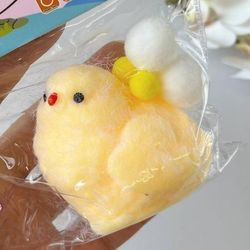 فیجت خامه ای جوجه مودار