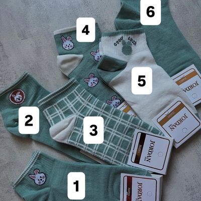 جوراب خرگوش سبز پاستیلی