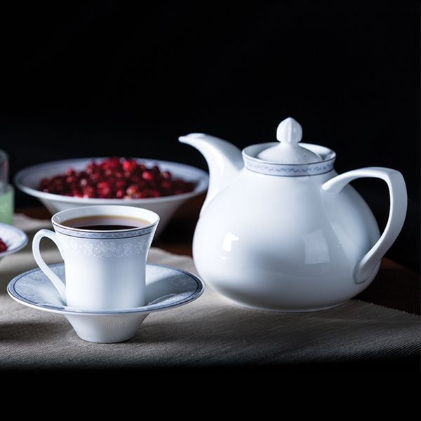 سرویس غذاخوری 108 پارچه 12 نفر چینی زرین ایران مدل وایت رز سری شهرزاد درجه یک