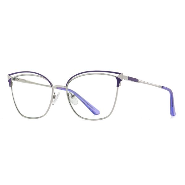 فریم عینک طبی گربه ای مدل JS8626C260-P81 مناسب برای صورت گرد و بیضی