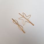 گیره مو زنانه مدل ستاره و بی نهایت بسته 2 عددی*692