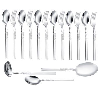 سرویس قاشق و چنگال 15 پارچه جی فی نی مدل G-255