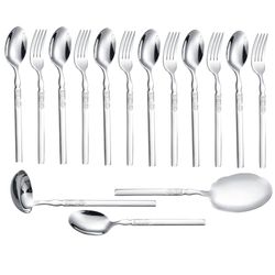 سرویس قاشق و چنگال 15 پارچه جی فی نی مدل G-255