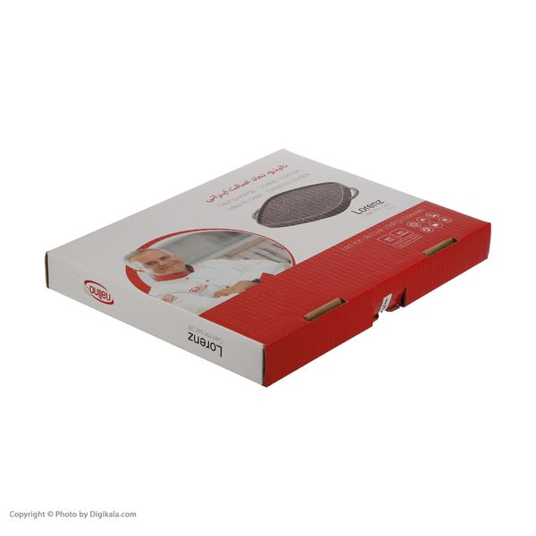 تابه گریل چدن نالینو مدل Lorenza سایز 28*482